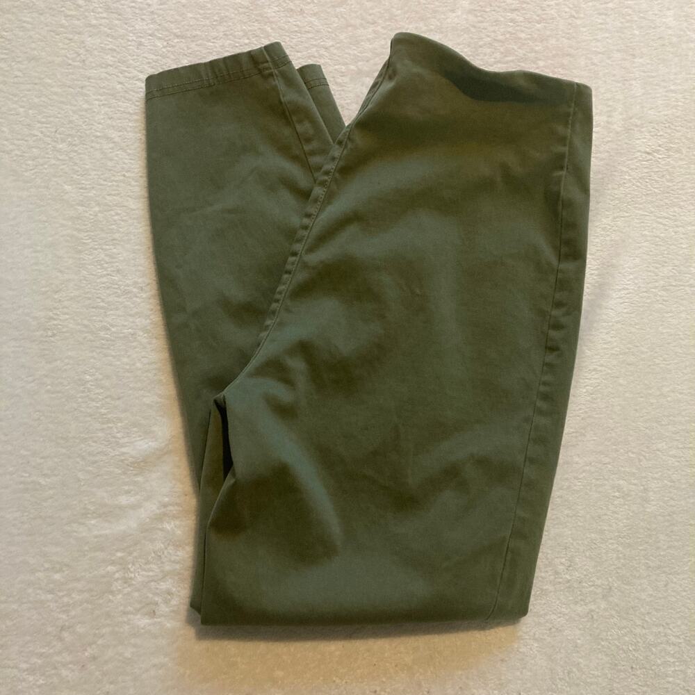 Liverpool Women's Olive High Waisted Trousers Size 12 - Picture 2 of 8
